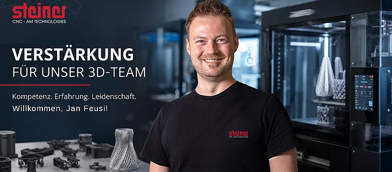 Neuzugang im 3D-Team: Herzlich willkommen, Jan Feusi! Neuzugang im 3D-Team: Herzlich willkommen, Jan Feusi!